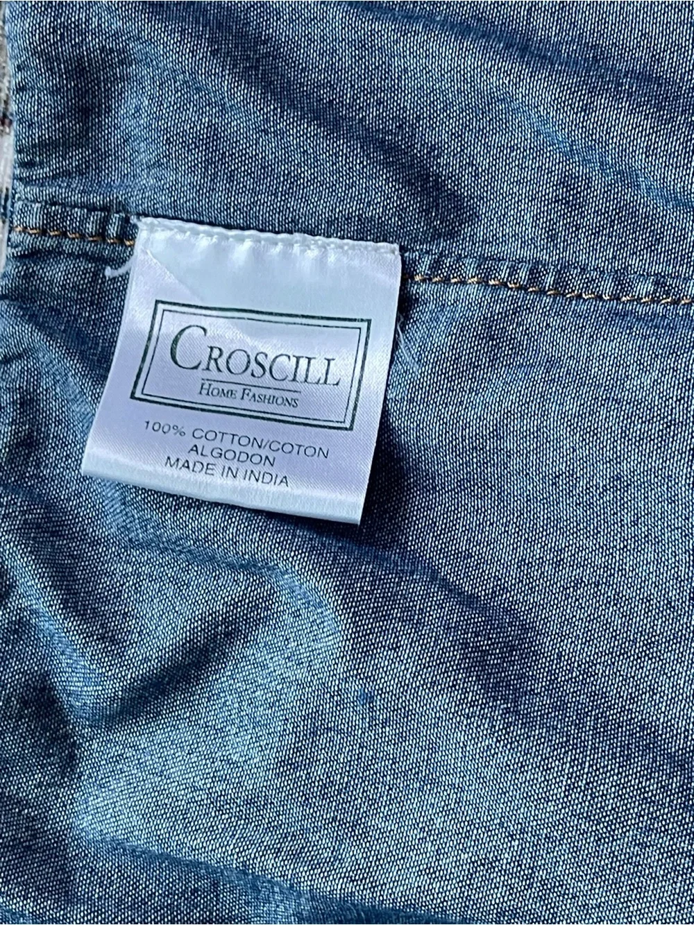 Croscill Blue Denim Curtain Panels